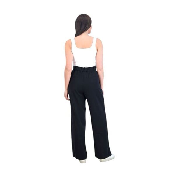 French Connection Women's Wide Leg Trouser Black Size Large - Picture 3 of 14
